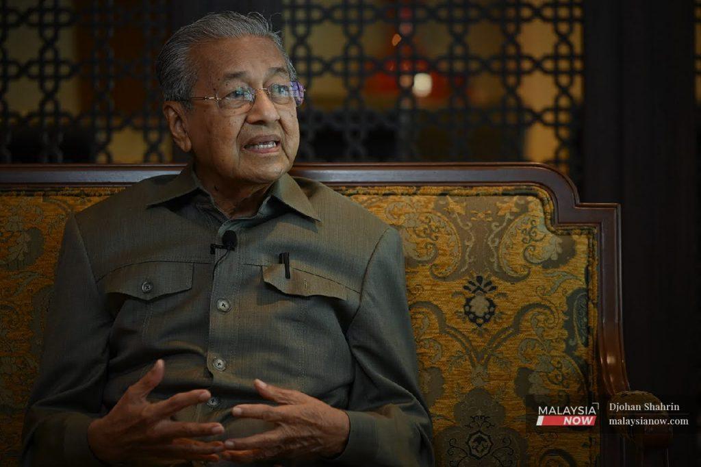 Pejuang chairman and former prime minister Dr Mahathir Mohamad.