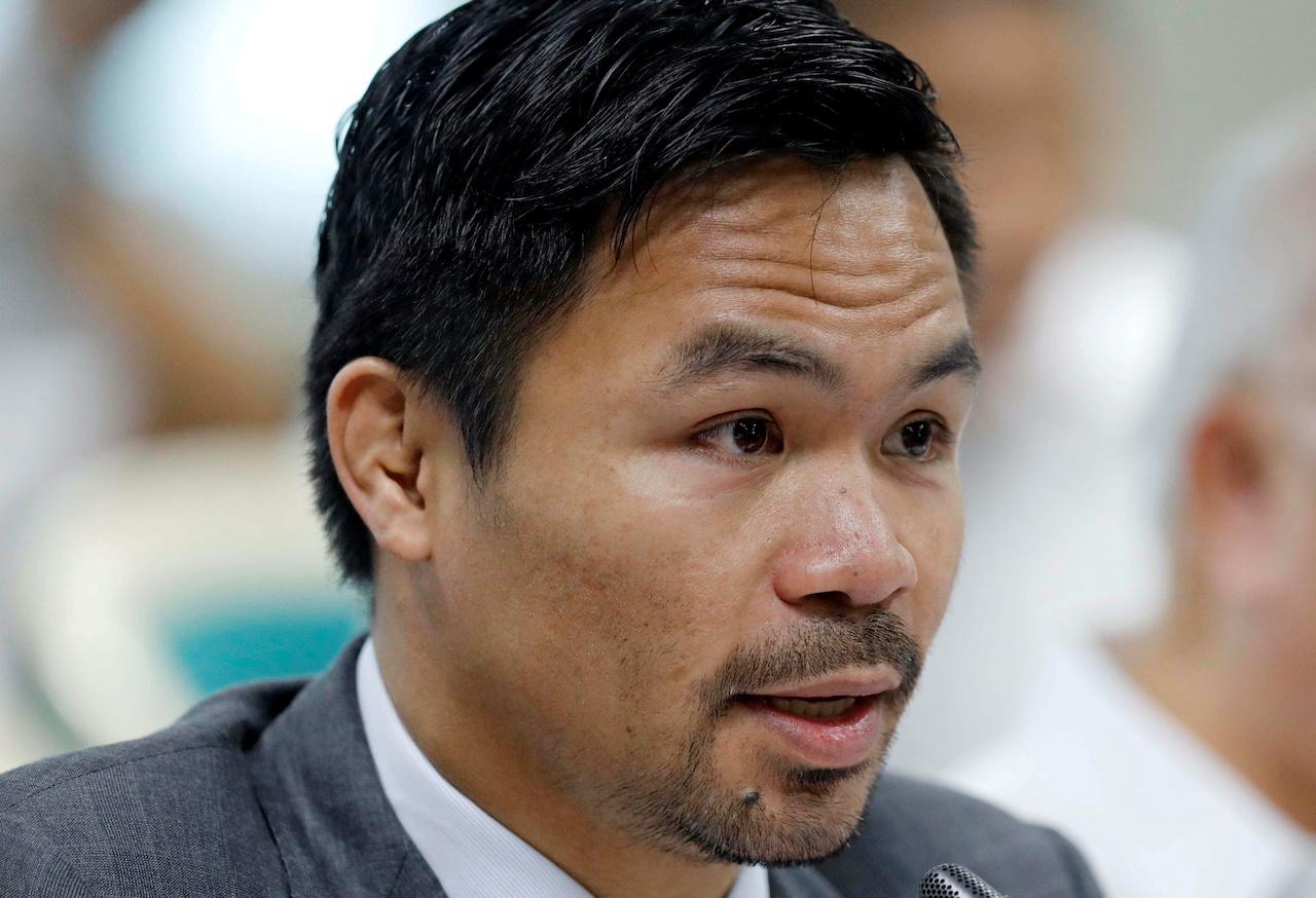 Philippine boxer-turned-politician Manny Pacquiao. Photo: Reuters