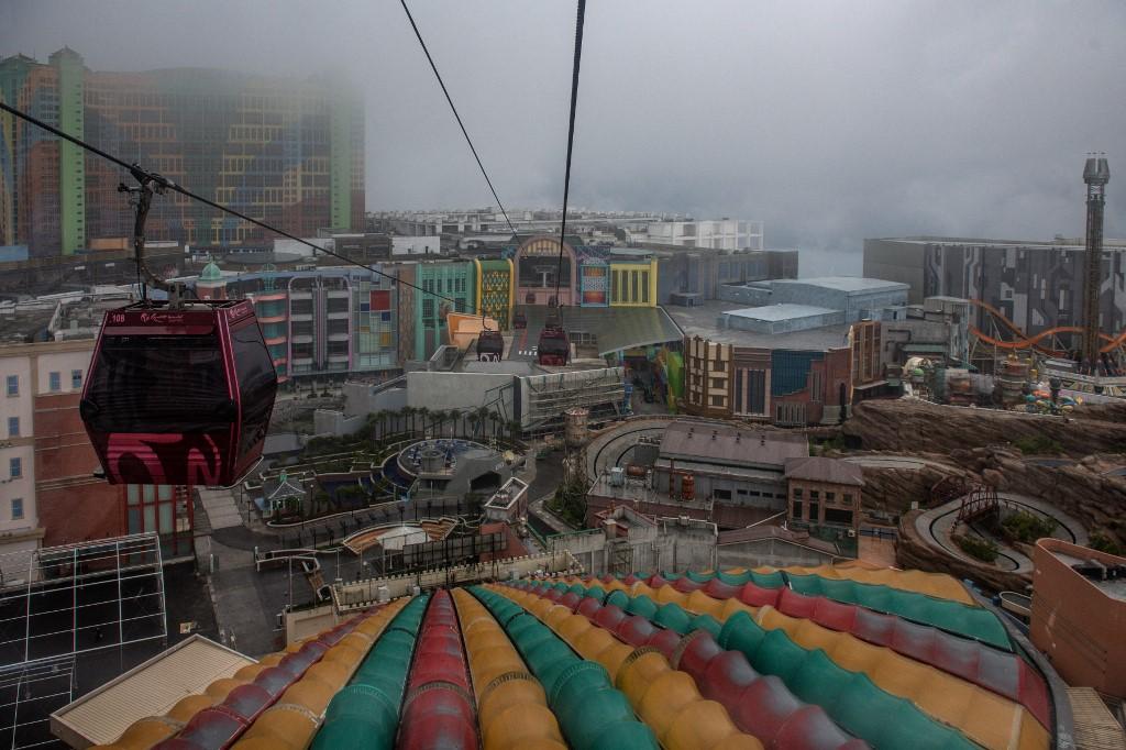 This general view shows resorts in Genting Highlands on Sept 8, 2020. Genting Highlands is one of three tourist locations under consideration for the government's tourism bubble programme. Photo: AFP