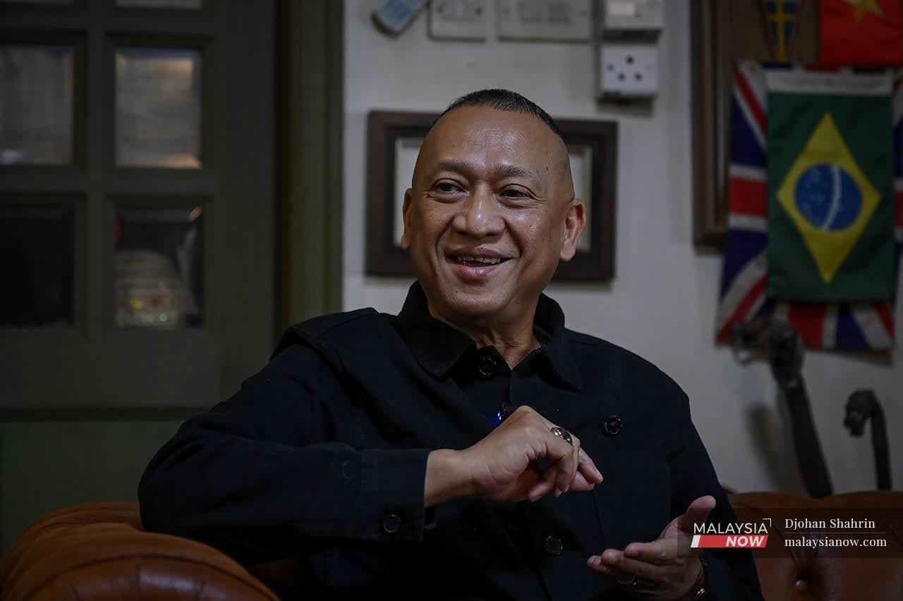 Padang Rengas MP Nazri Aziz speaks in a recent interview with MalaysiaNow at his home in Kuala Lumpur.