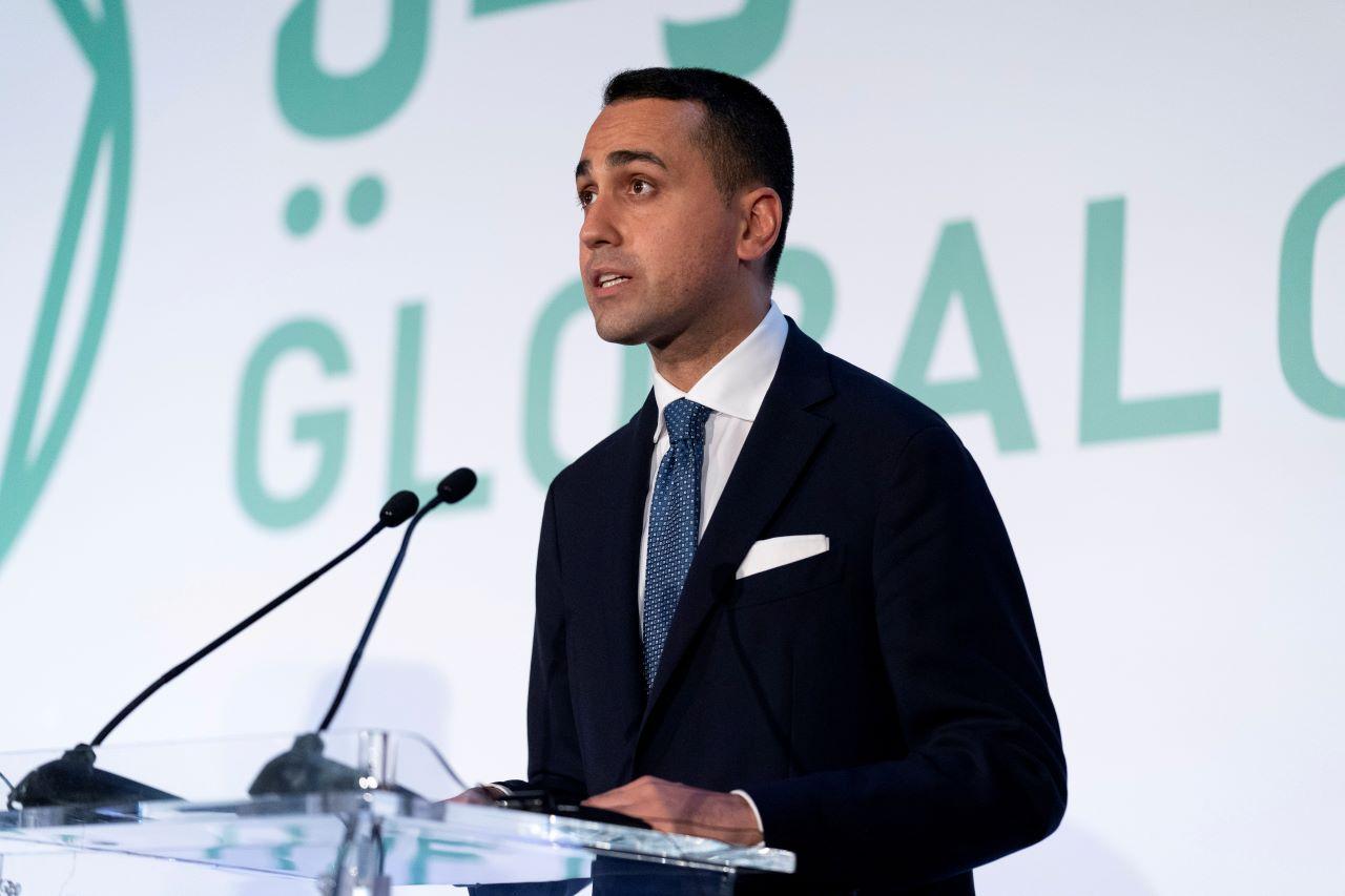 Italy's Foreign Minister Luigi Di Maio speaks during a news conference in Rome, in this file photo dated June 28. The foreign minister says that Afghanistan must control the flow of migration so as to not destabilise neighbouring countries. Photo: Reuters