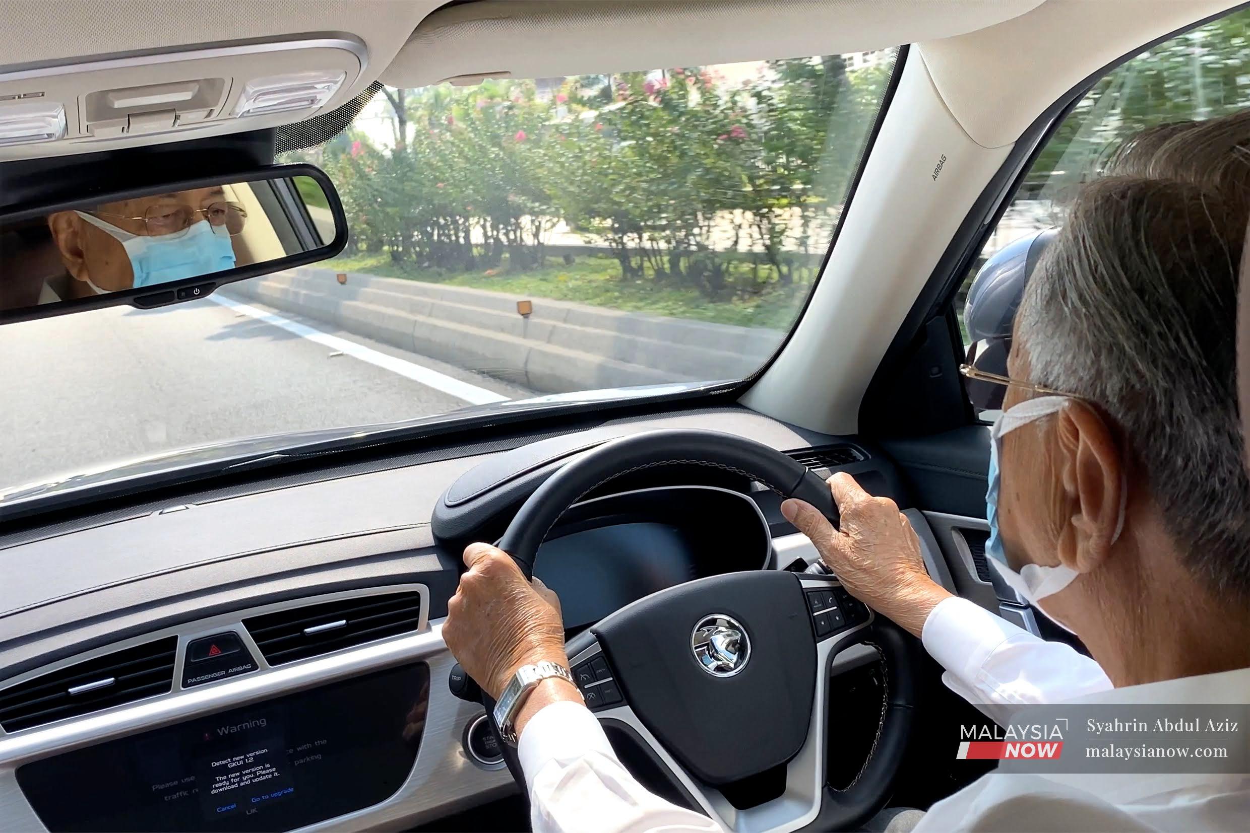 Former prime minister Dr Mahathir Mohamad takes MalaysiaNow on a spin around Kuala Lumpur, amid the ongoing debate about senior citizens on the road.