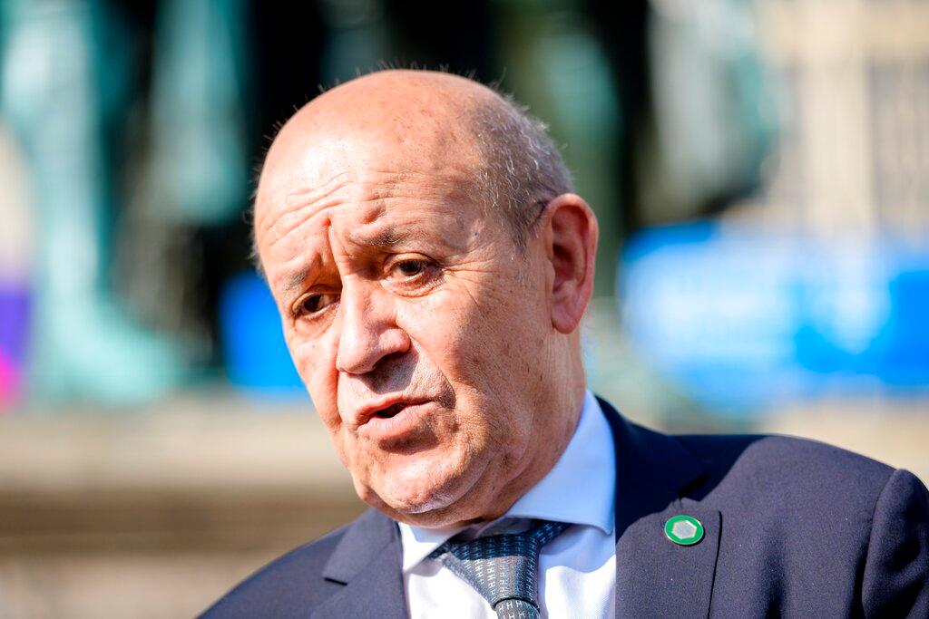 French Foreign Minister Jean-Yves Le Drian. Photo: AP