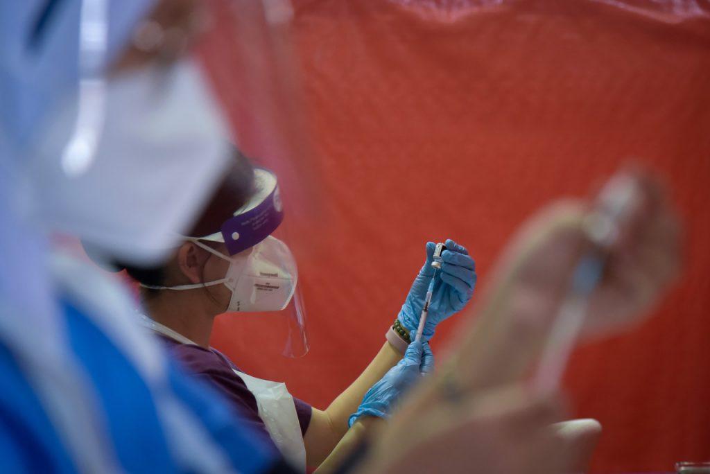 Sarawak has begun rolling out booster shots and third doses of Covid-19 vaccine for the immunocompromised and those in the high-risk group. Photo: Bernama