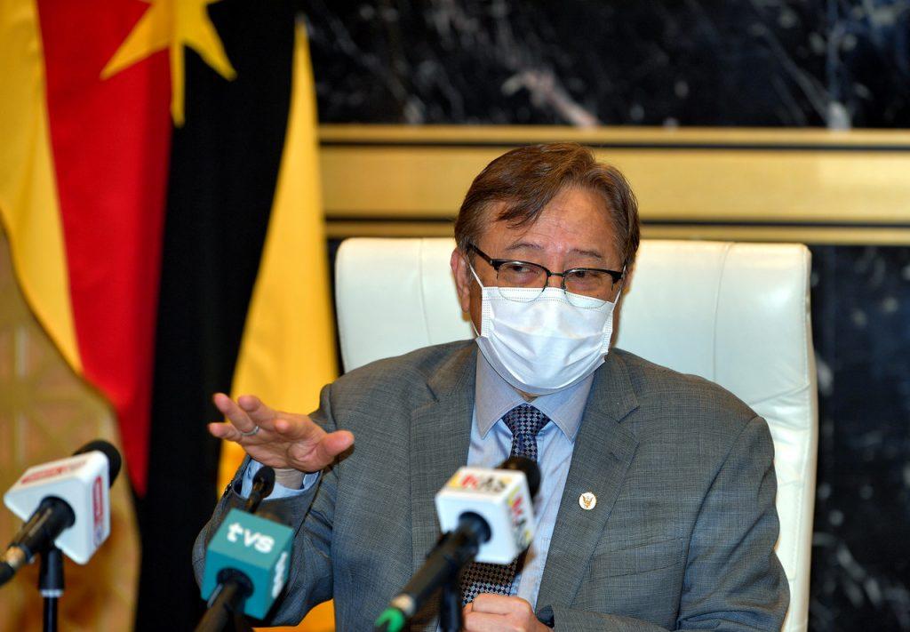 Ketua Menteri Sarawak Abang Johari Openg. Gambar:  Bernama
