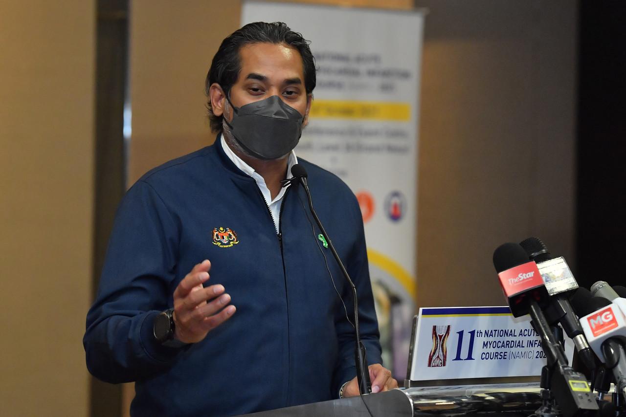 Health Minister Khairy Jamaluddin. Photo: Bernama