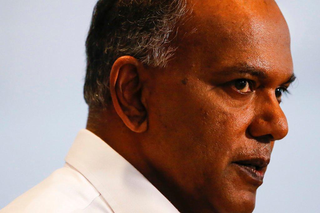 Menteri Dalam Negeri Singapura K Shanmugam. Gambar: AP