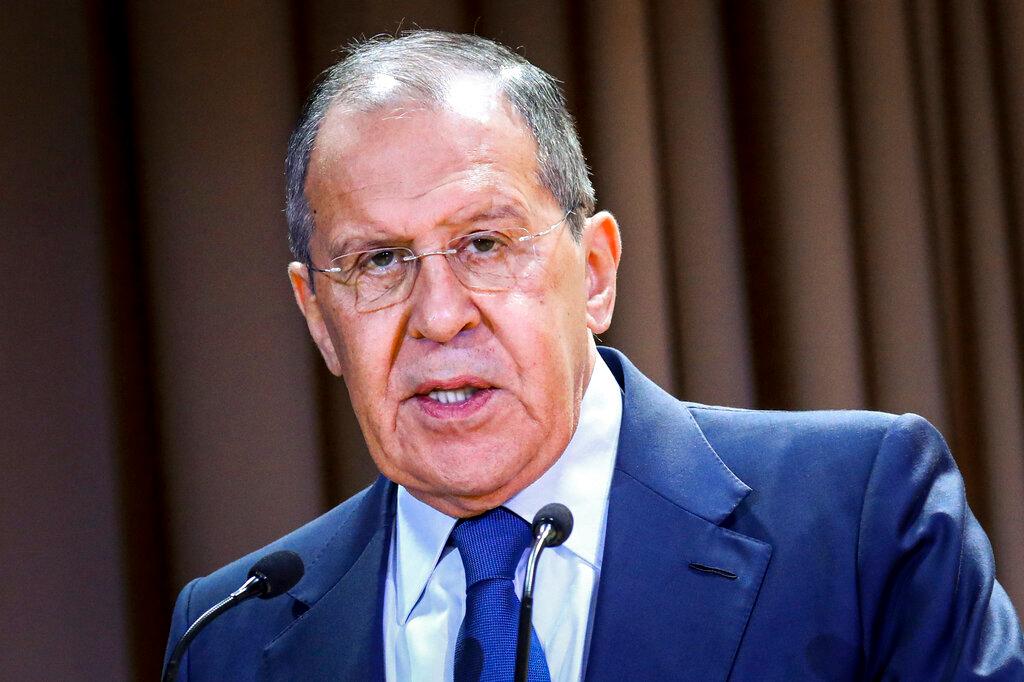 Russian Foreign Minister Sergey Lavrov is seen in this handout photo released by the Russian Foreign Ministry Press Service. Lavrov says the country is suspending its mission to Nato following last week’s expulsion by Nato of eight members of Russia’s mission to the military alliance. Photo: AP
