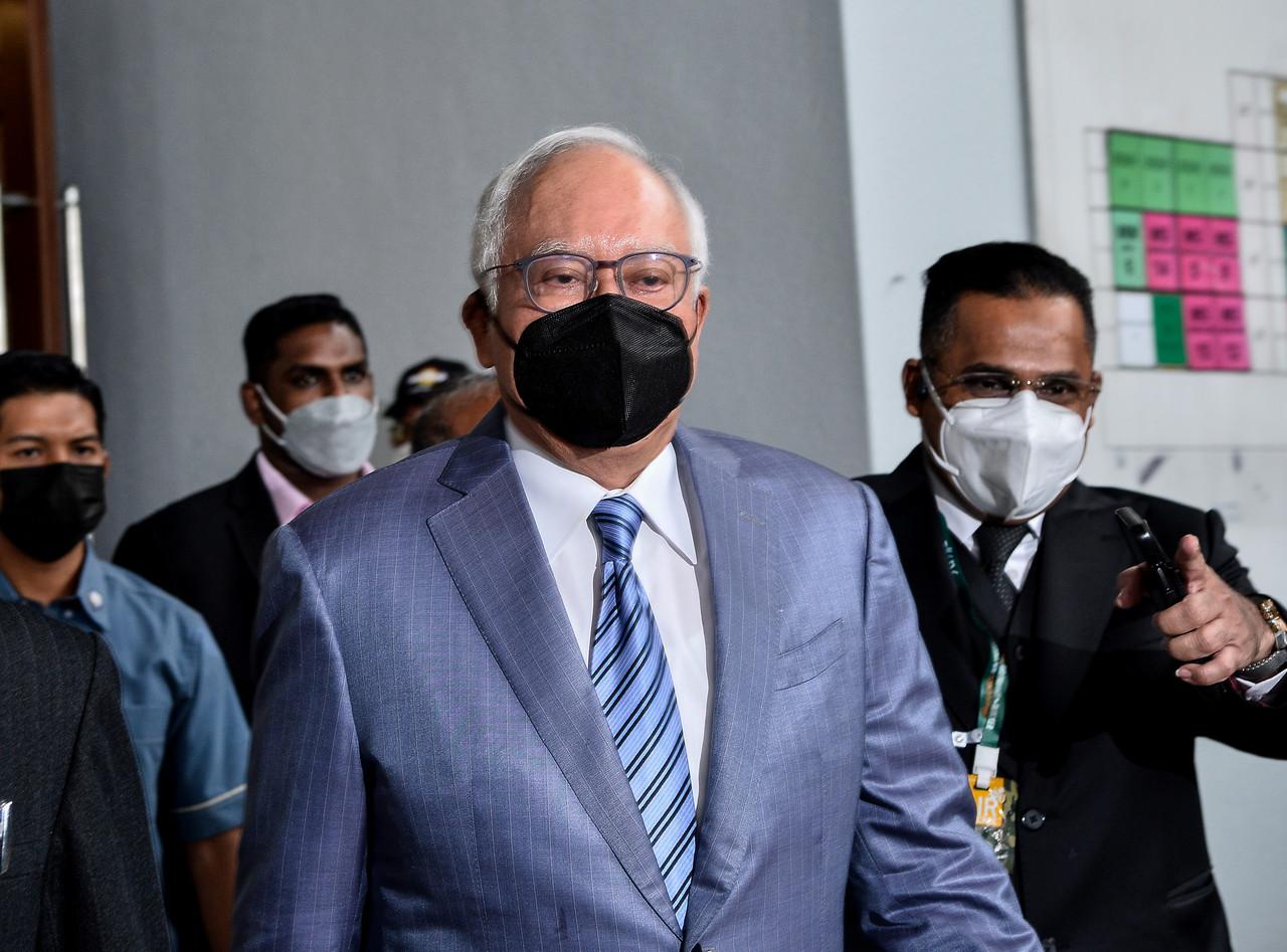 Bekas perdana menteri Najib Razak. Gambar: Bernama