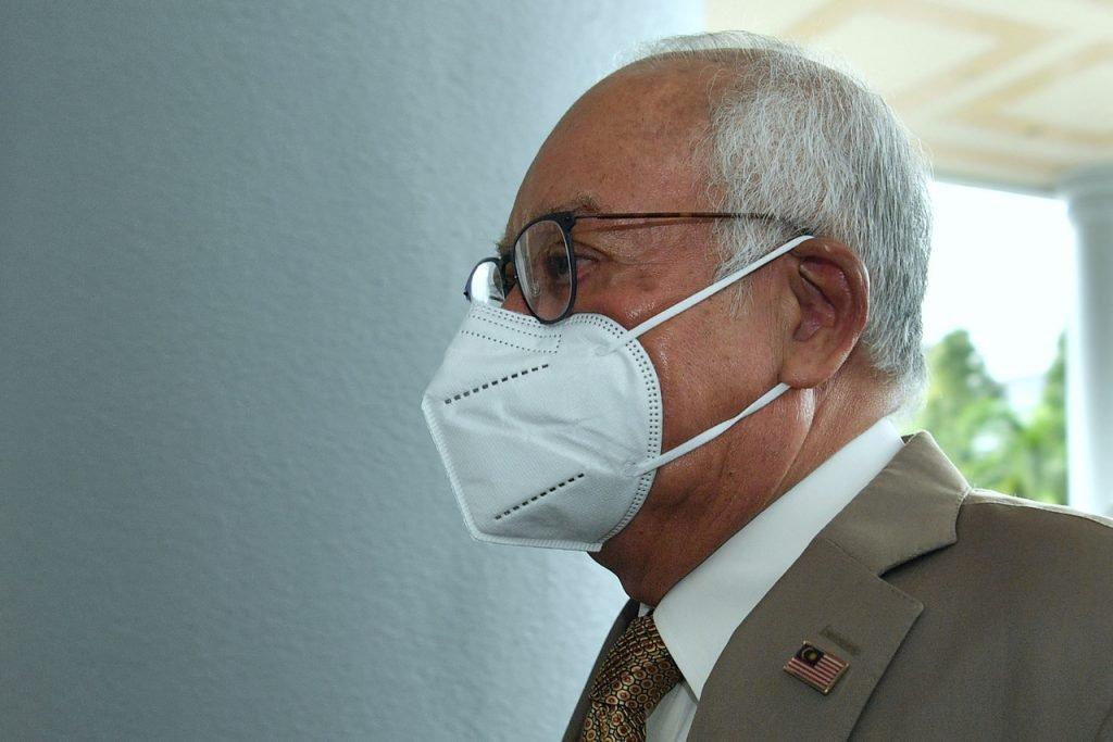 Bekas perdana menteri Najib Razak di Mahkamah Tinggi Kuala Lumpur pada 29 September lalu. Gambar: Bernama