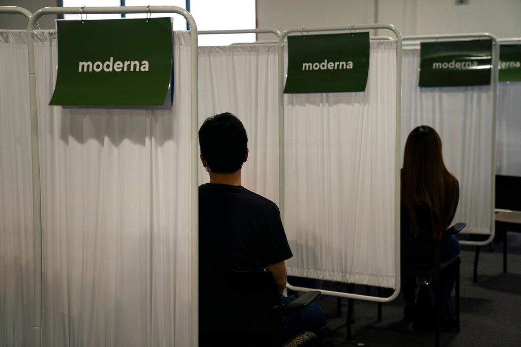 Moderna is behind rivals Pfizer Inc and BioNTech SE, whose vaccine has been authorised for ages 12 and up since May. Photo: AP