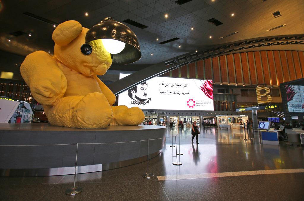 A general view of Doha airport in Qatar. The country's prime minister issued an apology after Qatar's vow to guarantee future safety and security of passengers, while an airport police officer who oversaw the searches was reportedly convicted. Photo: AP