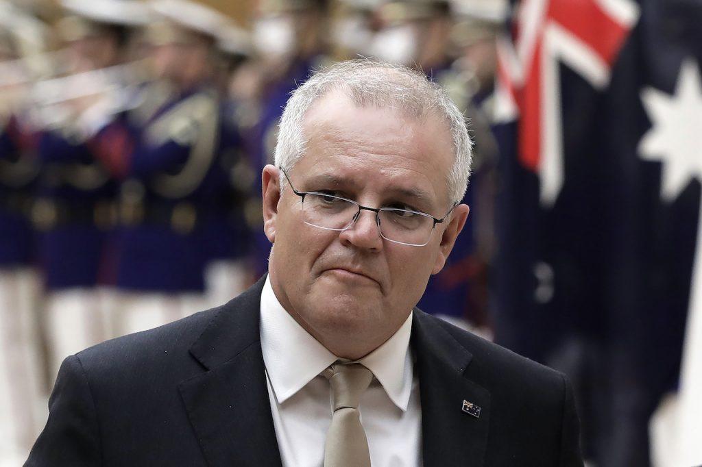 Prime Minister Scott Morrison will unveil a 'Critical Technologies List' at an online forum in Sydney – a step toward limiting what government, industry and universities can and cannot share with foreign counterparts. Photo: AP