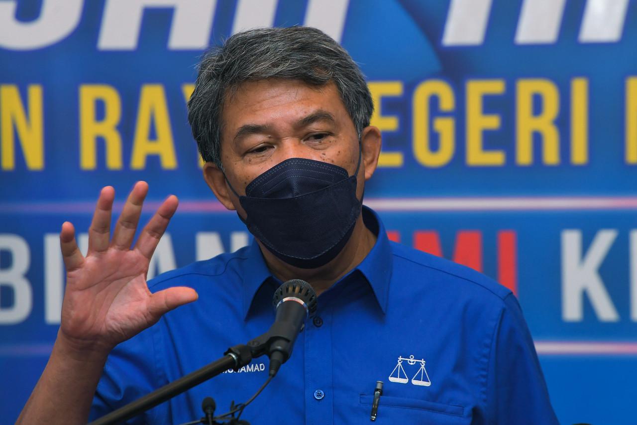 Umno deputy president Mohamad Hasan. Photo: Bernama