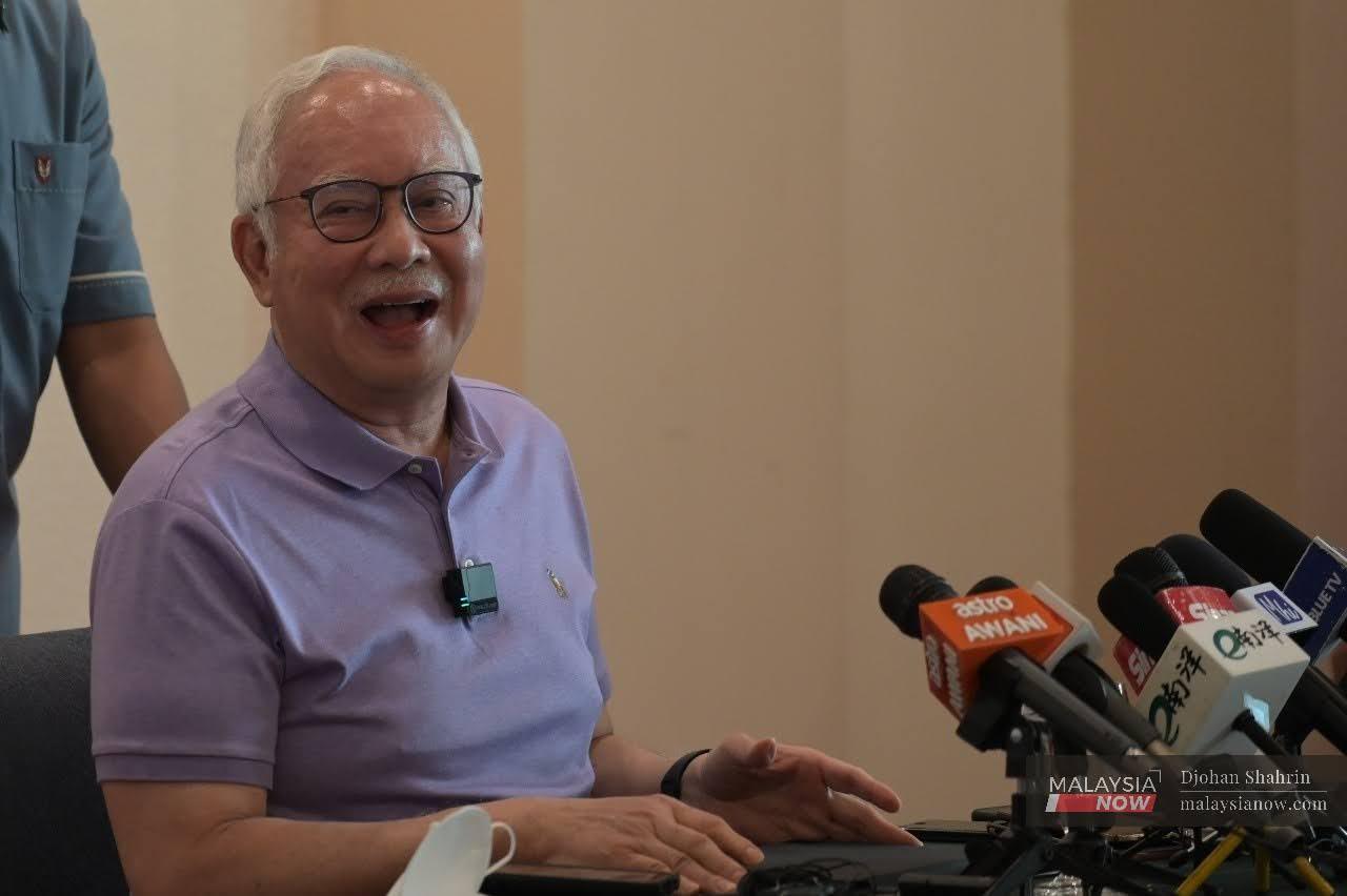 Former prime minister Najib Razak.
