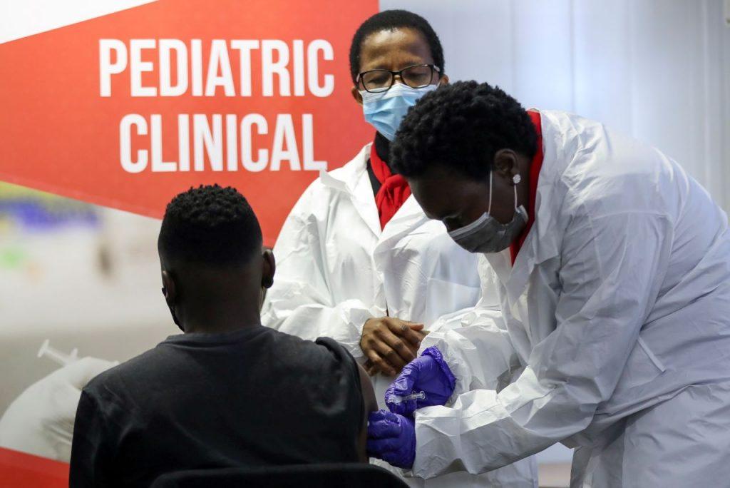 In South Africa – where the Omicron variant was first sequenced – only a quarter of the population has been vaccinated in one of the highest inoculation rates on the continent. Photo: Reuters