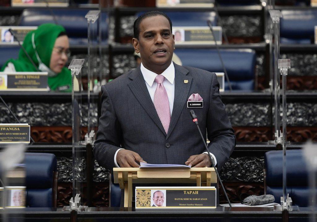 Menteri Sumber Manusia M Saravanan. Gambar: Bernama