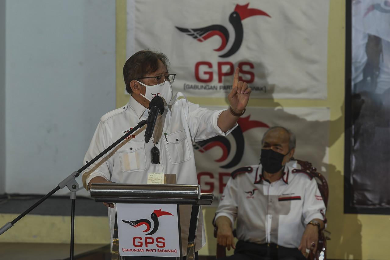 Gabungan Parti Sarawak chairman and chief minister Abang Johari Openg. Photo: Bernama