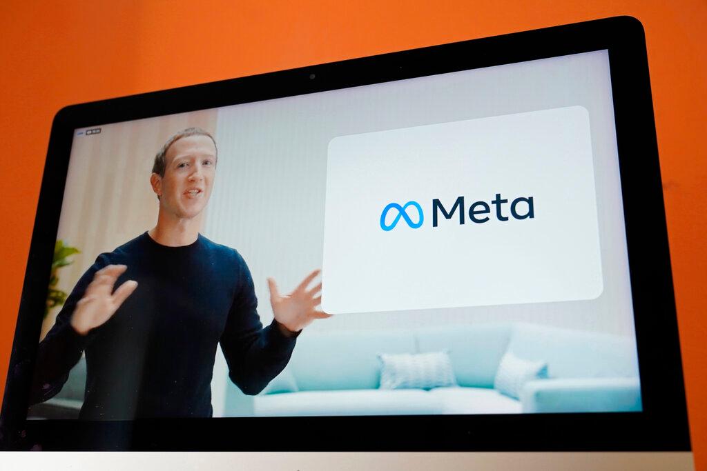 Facebook renamed its parent company to Meta in October to emphasise its aim to shift from scandal-prone social media platform to its virtual reality vision for its future. Photo: AP