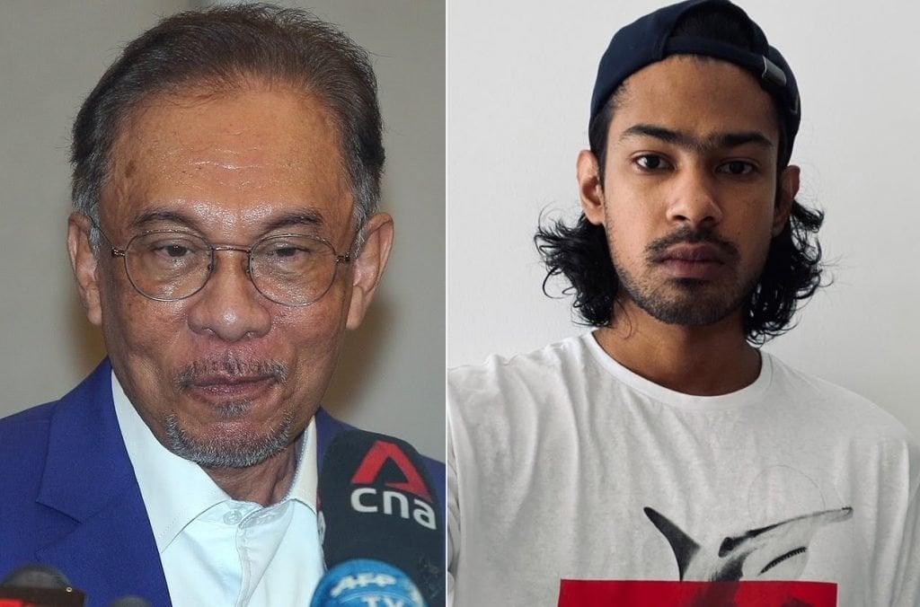 Presiden PKR Anwar Ibrahim dan bekas pegawai penyelidiknya Yusoff Rawther.