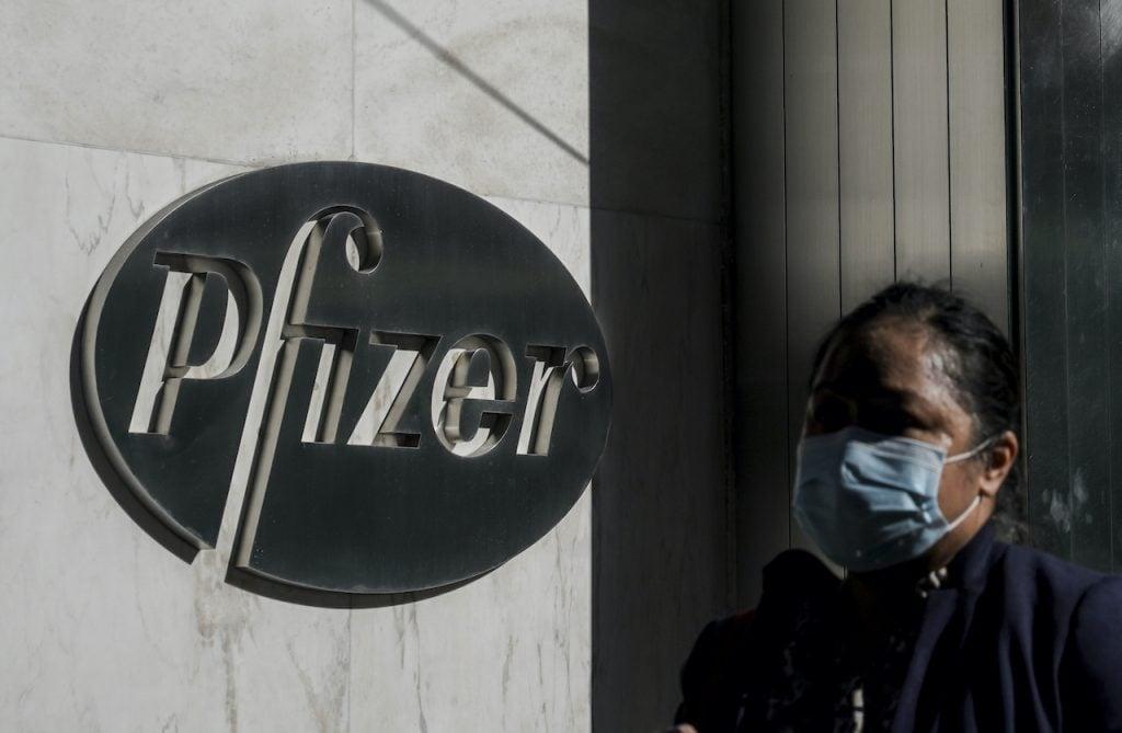Pfizer says its Paxlovid treatment reduces hospitalisations and deaths in at-risk people by almost 90%. Photo: AP