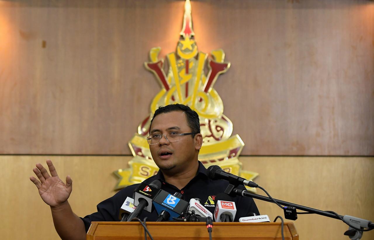 Selangor Menteri Besar Amirudin Shari. Photo: Bernama