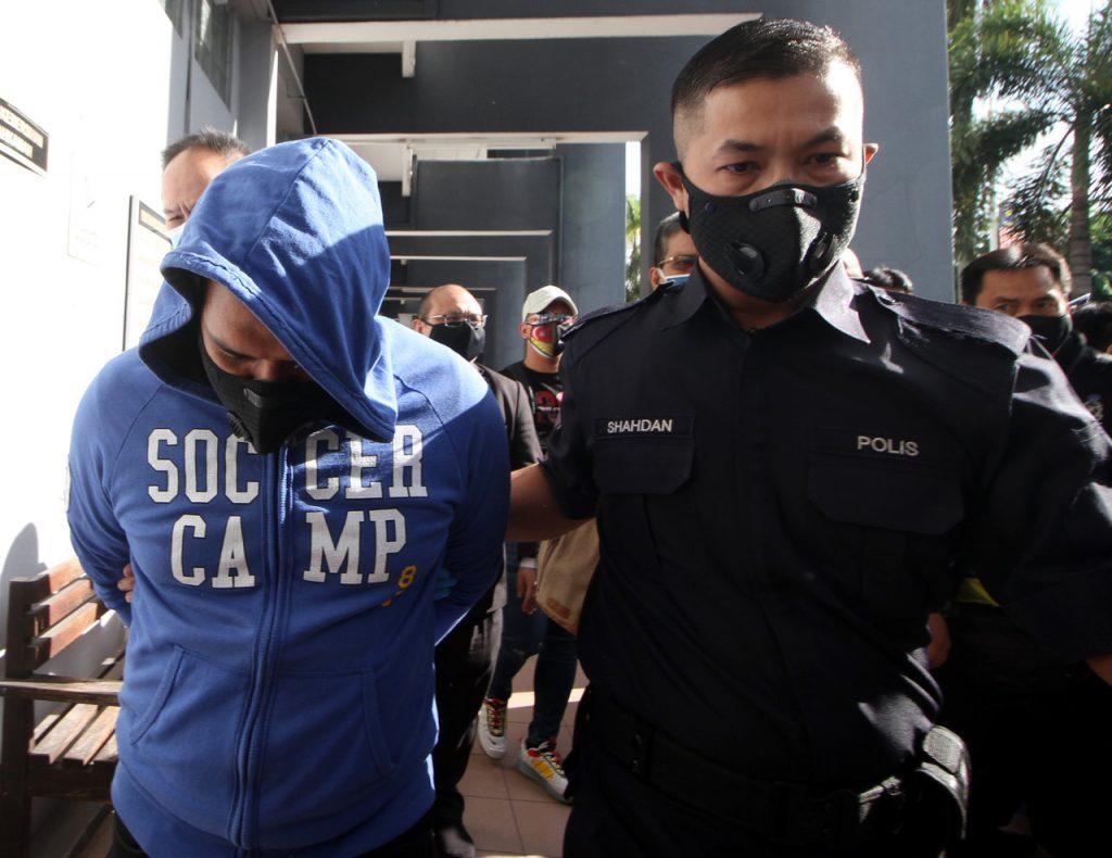 Businessman Ahmad Noor Azhar Muhammad at the Ipoh Magistrate's Court last September where he was charged with the murder of security guard S Thava Sagayam. Photo: Bernama