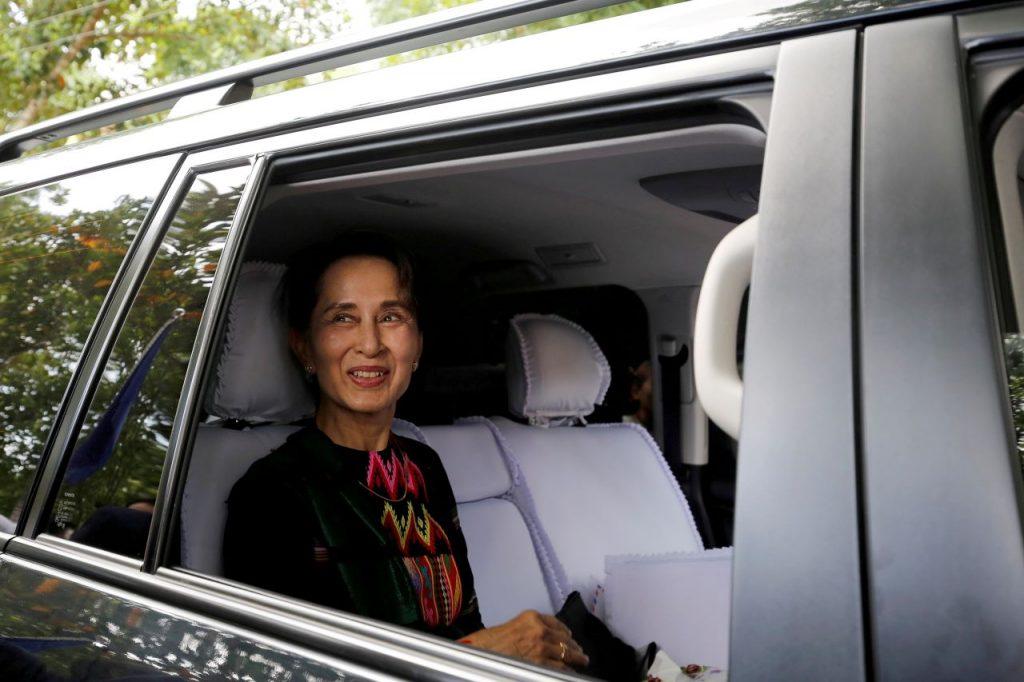 Myanmar's ousted civilian leader Aung San Suu Kyi. Photo: Reuters