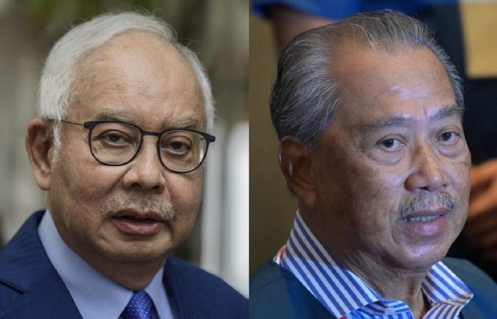 Najib Razak dan Muhyiddin Yassin.