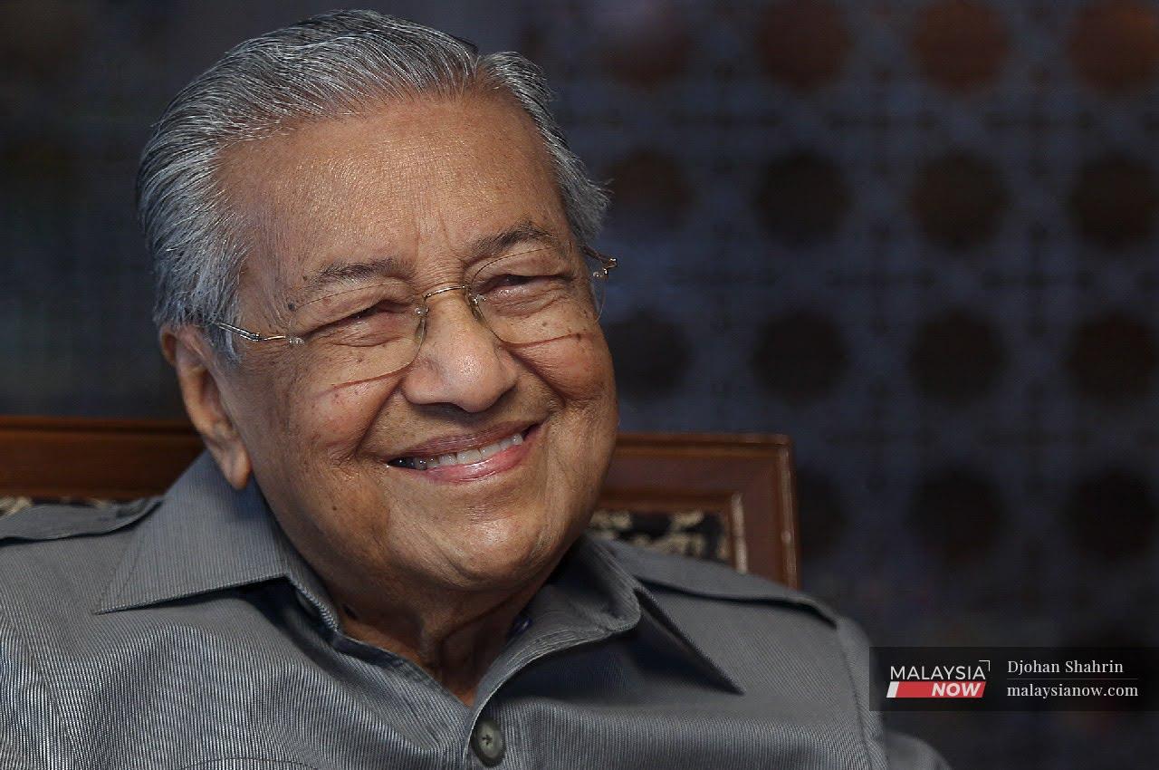 Former prime minister Dr Mahathir Mohamad.
