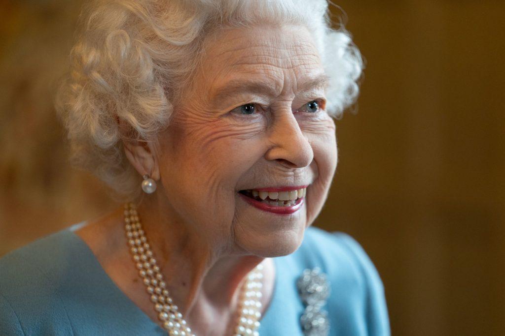 Britain's Queen Elizabeth II smiles during a reception in the Ballroom of Sandringham House, the Queen's Norfolk residence on Feb 5, as she celebrates the start of the Platinum Jubilee. Photo: AFP
