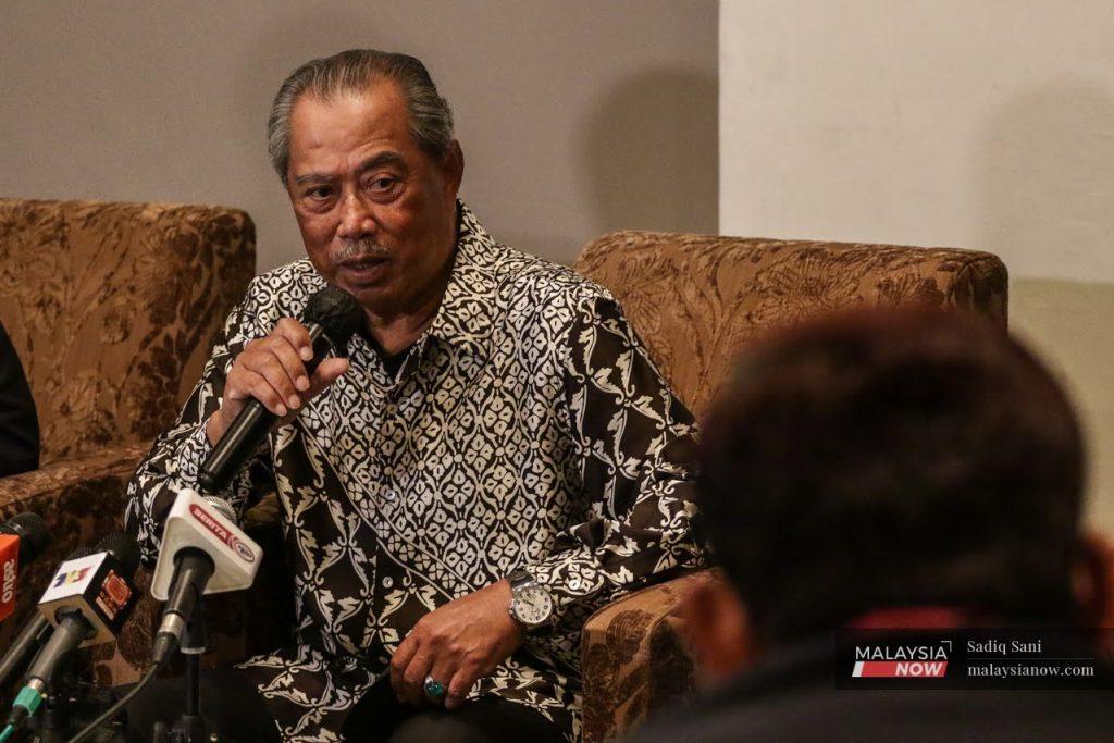 Former prime minister Muhyiddin Yassin.