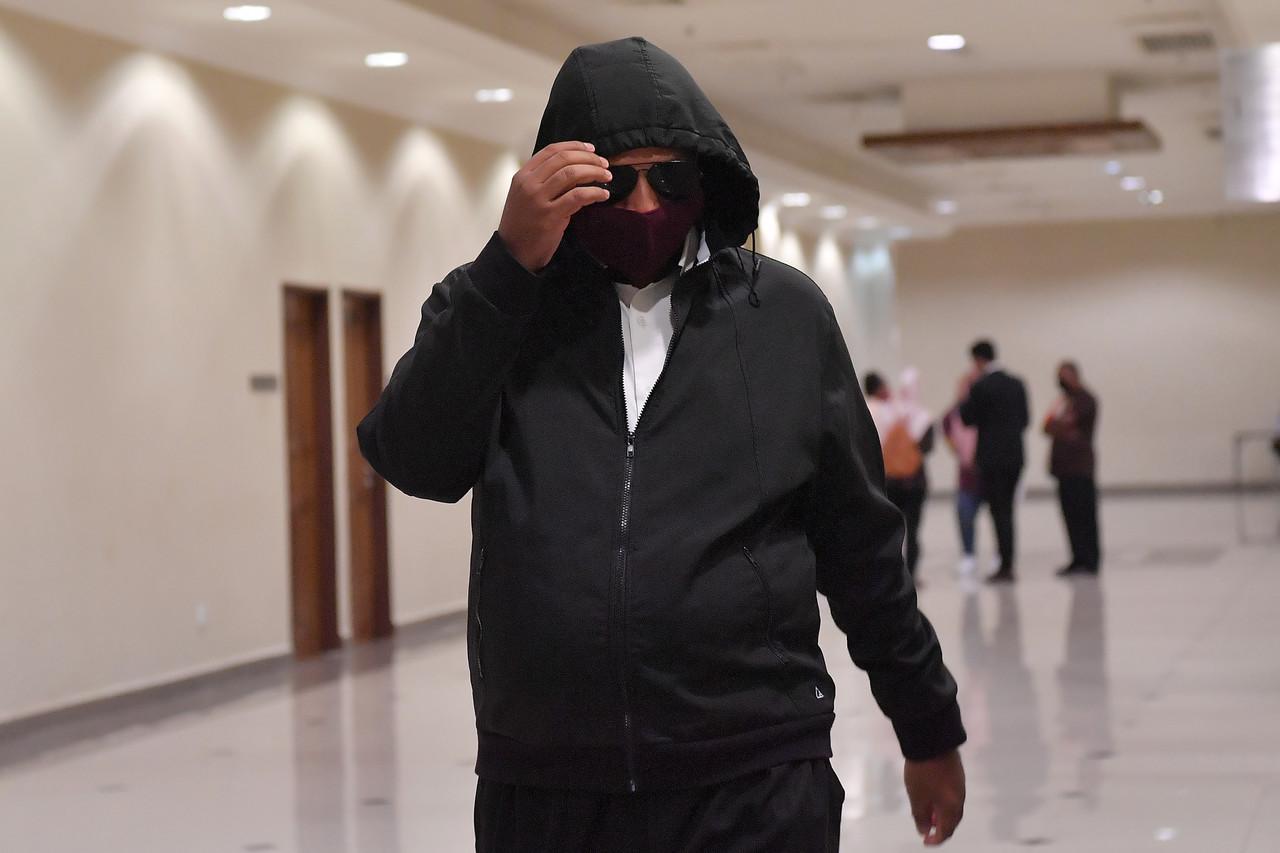 Mohamad Amin Shahul Hamid at the Sessions Court in Kuantan today. Photo: Bernama