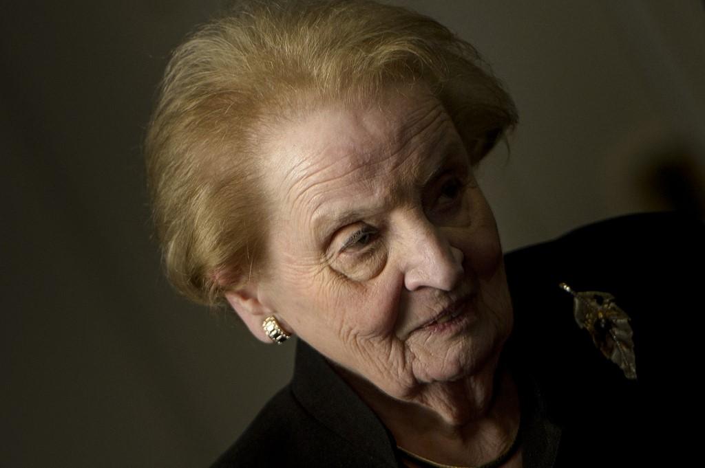 In this file photo taken on May 8, 2016, former US secretary of state Madeleine Albright arrives for a ceremony at the Pentagon in Washington DC. Photo: AFP