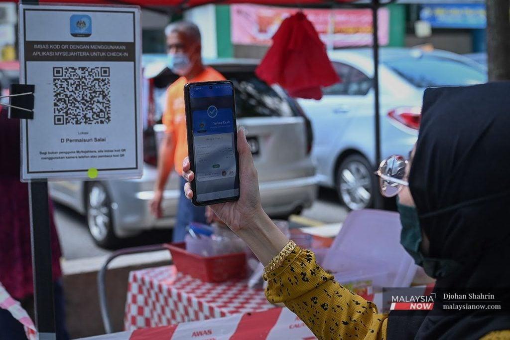 Health Minister Khairy Jamaluddin says the MySejahtera check-in feature is still relevant in terms of informing those found to be casual contacts of positive cases.