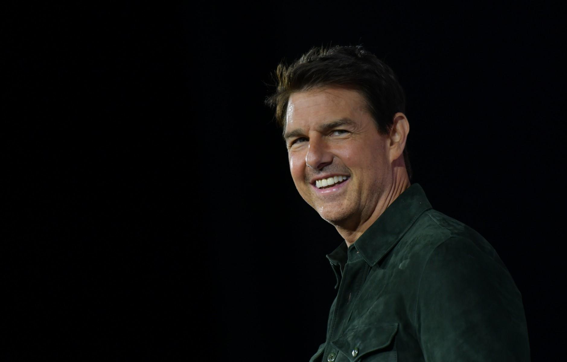 In this file photo taken on July 18, 2019, actor Tom Cruise makes a surprise appearance to promote 'Top Gun: Maverick' at the Convention Center during Comic Con in San Diego, California. Photo: AFP
