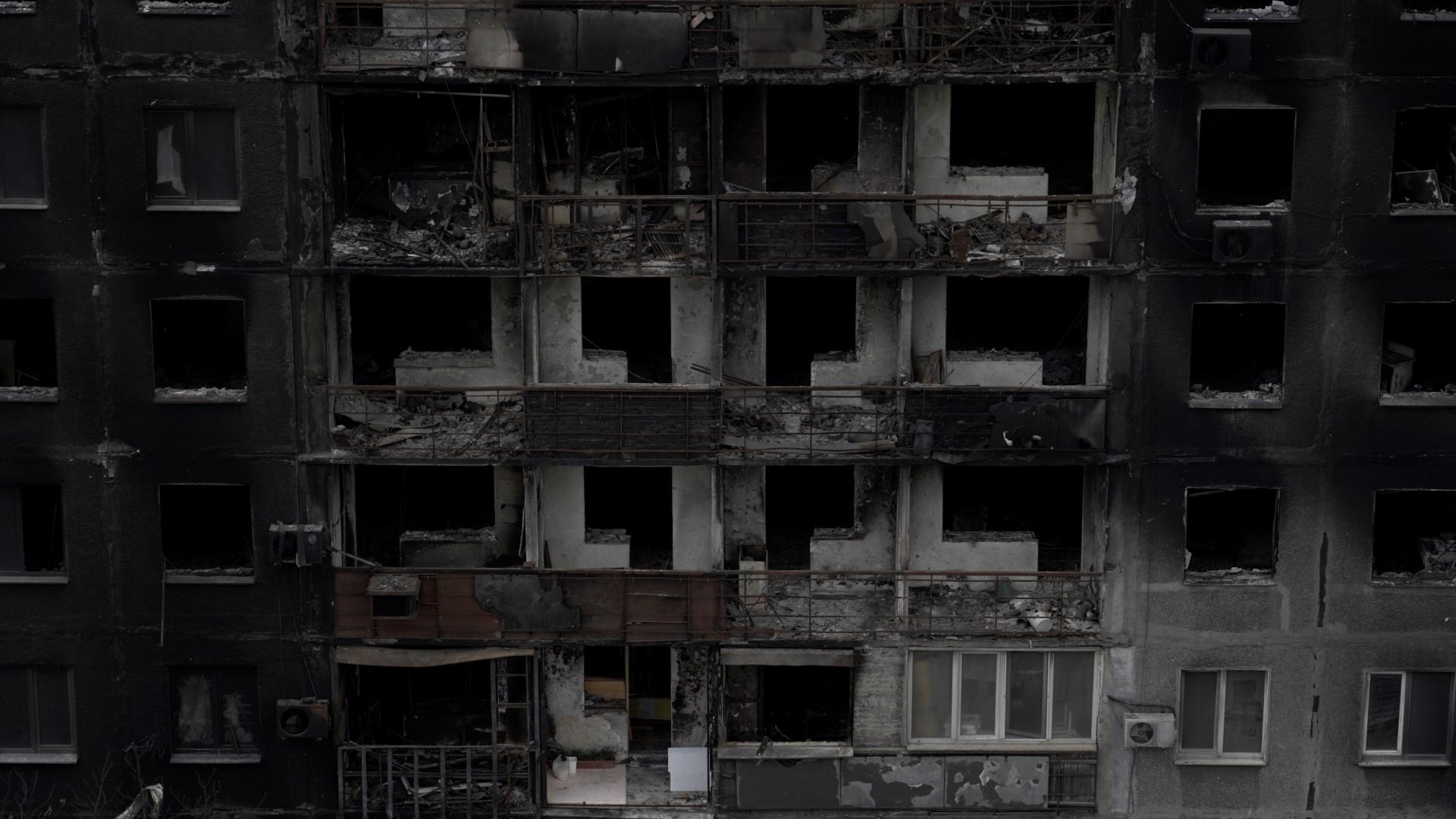 A view shows the city of Mariupol on May 10, amid the ongoing Russian military action in Ukraine. Photo: AFP