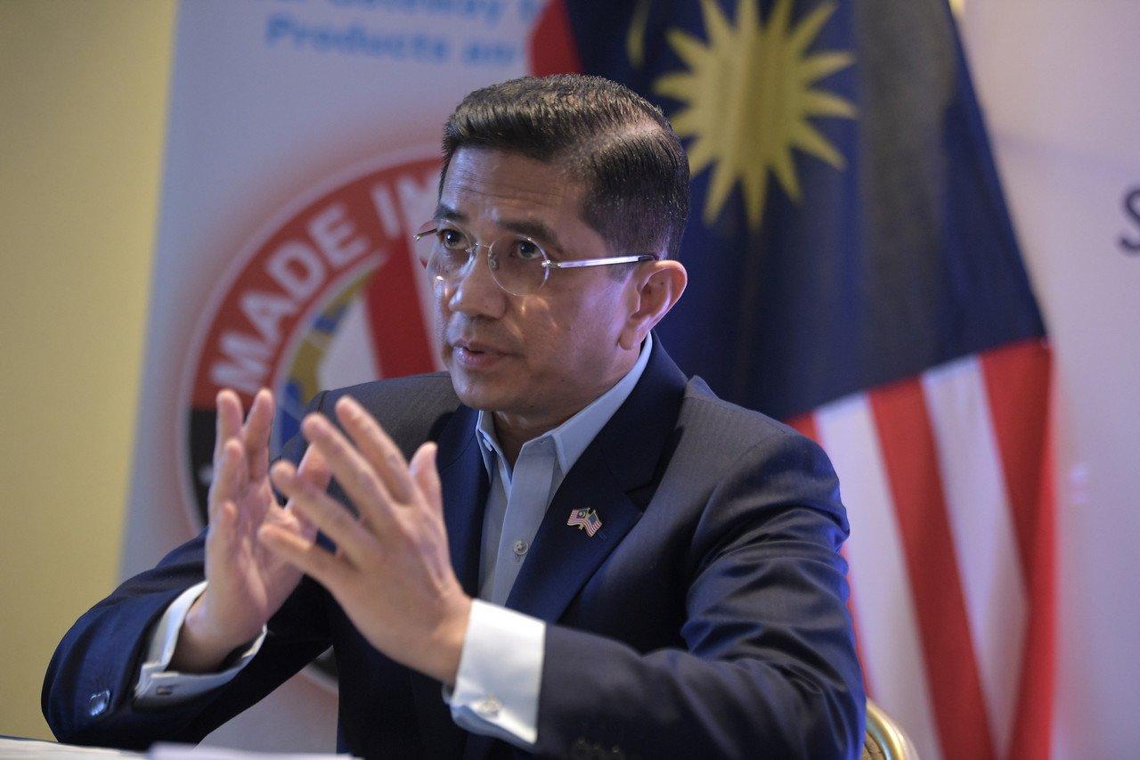 International Trade and Industry Minister Mohamed Azmin Ali in Washington today. Photo: Bernama