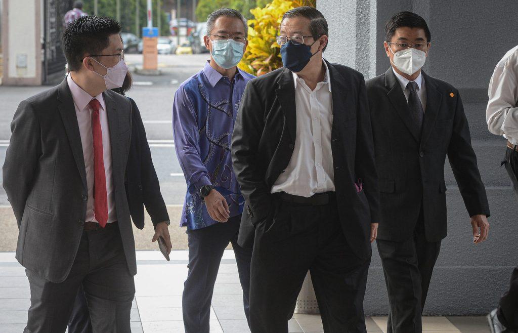 Former Penang chief minister Lim Guan Eng at the Kuala Lumpur court complex in December last year. Photo: Bernama