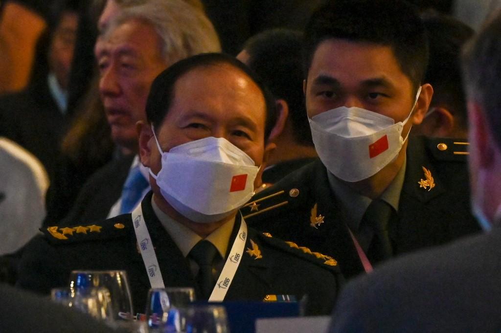 China's Defence Minister Wei Fenghe attends the opening reception at the Shangri-La Dialogue summit in Singapore on June 10. Photo: AFP