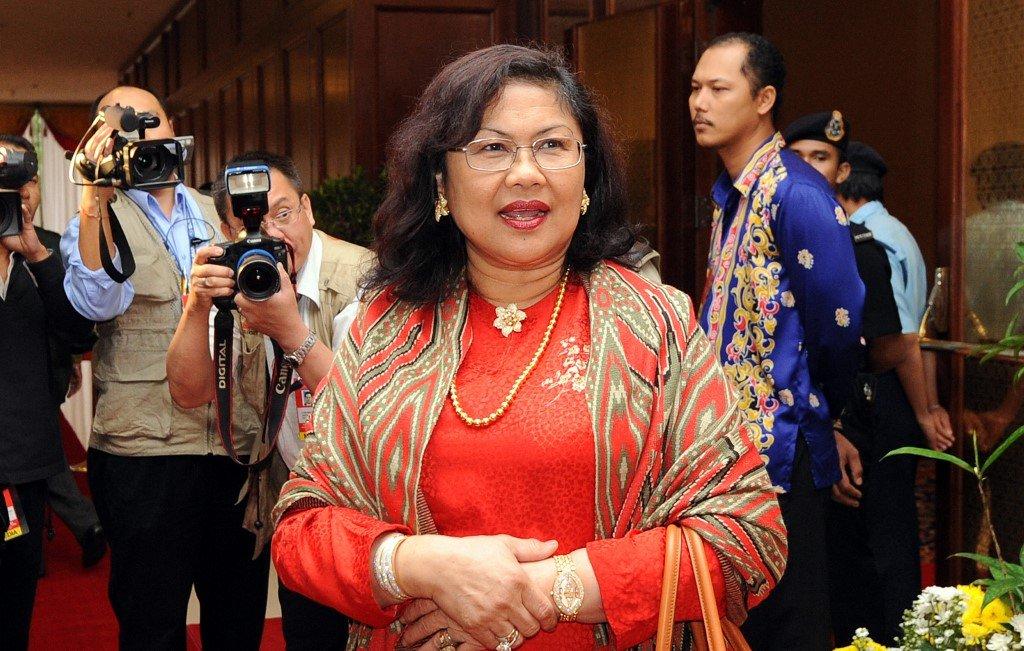 Bekas menteri perdagangan antarabangsa dan industri Rafidah Aziz. Gambar: AFP