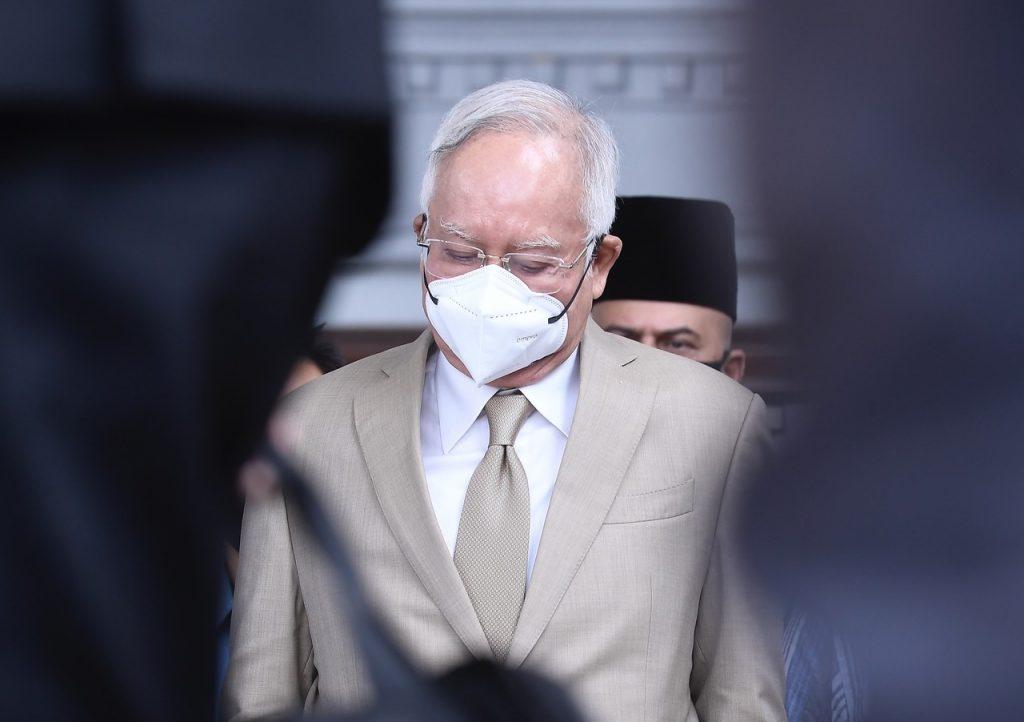 Former prime minister Najib Razak leaves the Kuala Lumpur court complex on June 15. Photo: Bernama