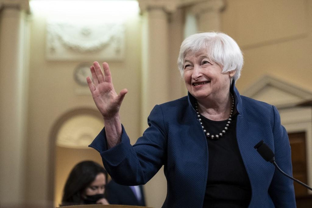 US Treasury Secretary Janet Yellen. Photo: AFP